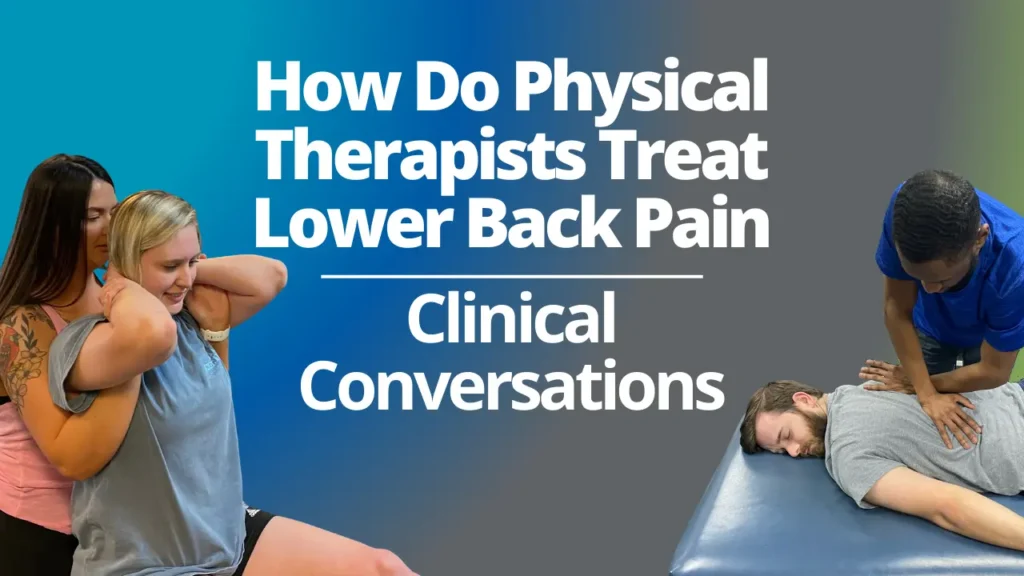 How Do Physical Therapists Treat Lower Back Pain